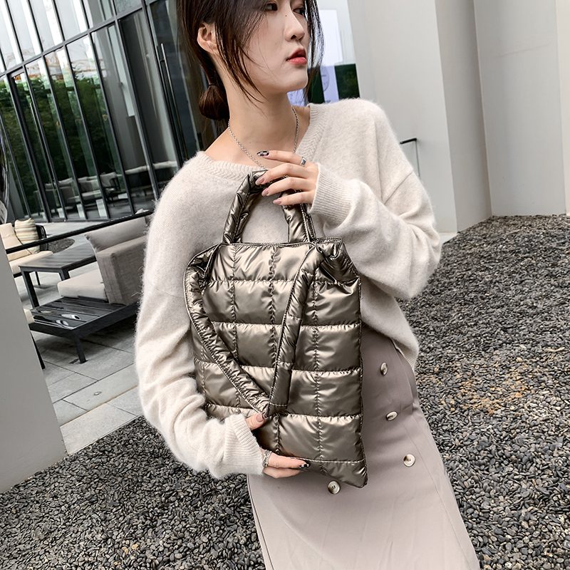Piroly Dame Designer Large Shoulder Handbag - Sort