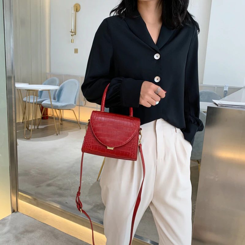 Pirulin Crossbody-håndtaske I Læder Til Kvinder - Brun