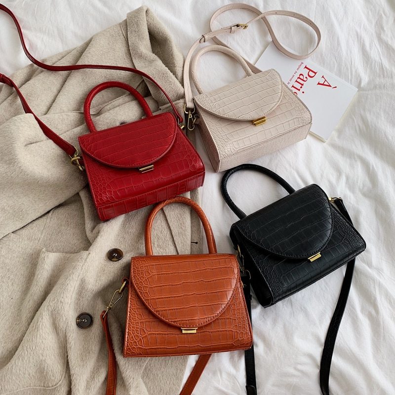 Pirulin Crossbody-håndtaske I Læder Til Kvinder - Brun