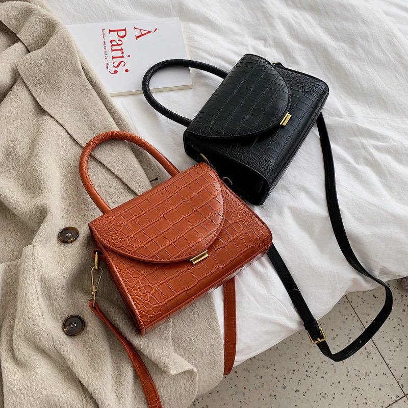 Pirulin Crossbody-håndtaske I Læder Til Kvinder - Brun