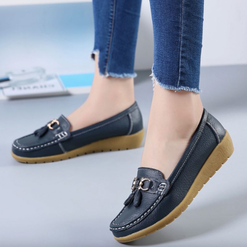 Pola Dame Loafer Sko - Orange