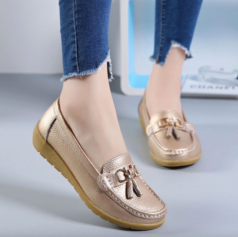 Pola Dame Loafer Sko - Orange