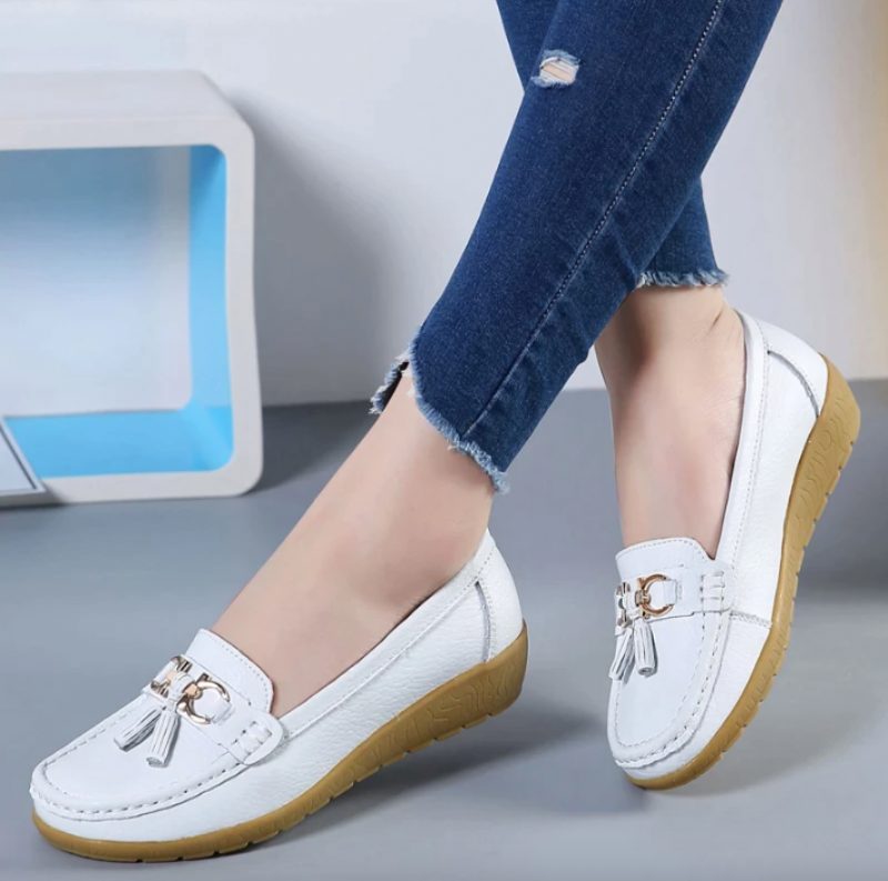 Pola Dame Loafer Sko - Orange