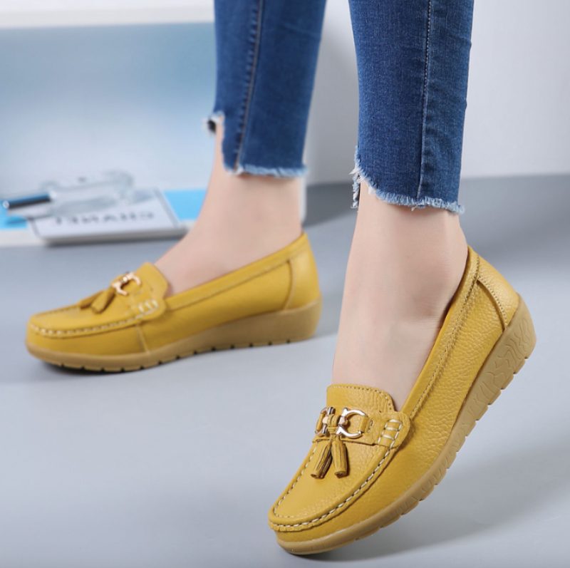 Pola Dame Loafer Sko - Orange