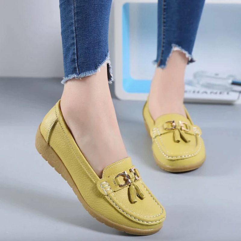 Pola Dame Loafer Sko - Orange