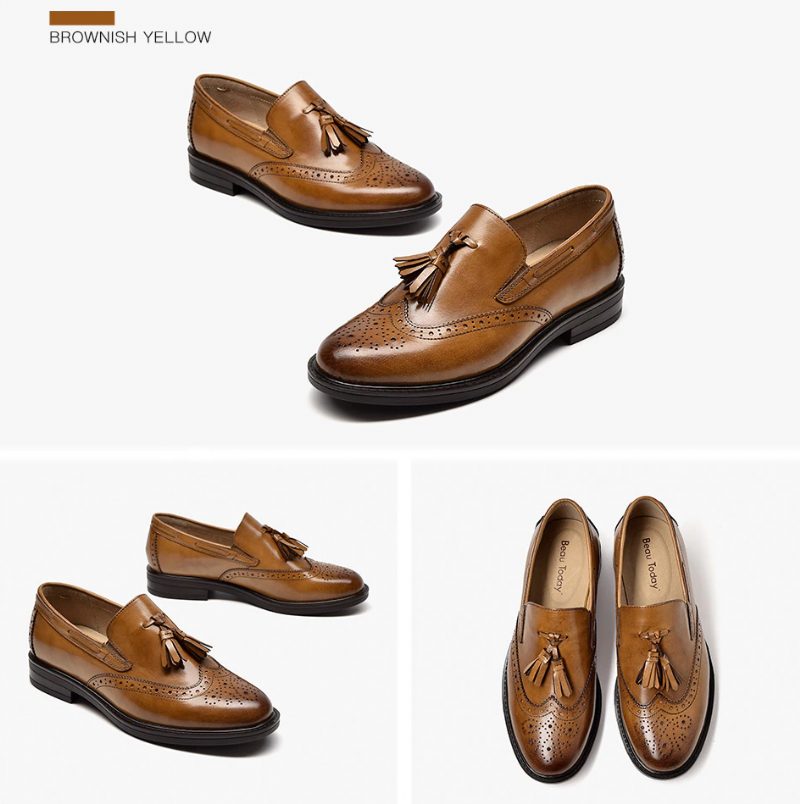 Polaco Slip-on Læder Loafer Sorte Sko Til Kvinder - Sort