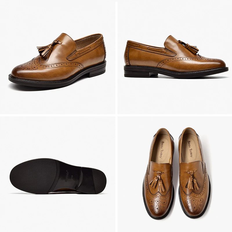 Polaco Slip-on Læder Loafer Sorte Sko Til Kvinder - Sort