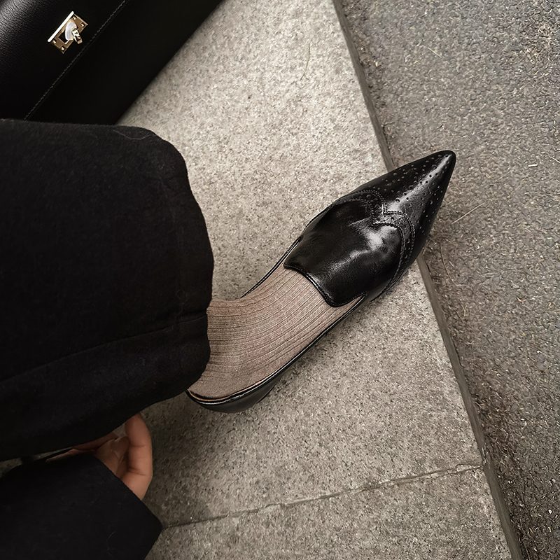 Polonia Dame Elegant Komfortabel Pumps - Sort