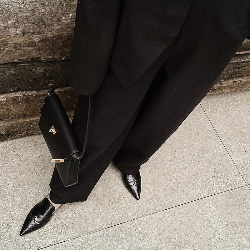 Polonia Dame Elegant Komfortabel Pumps - Sort