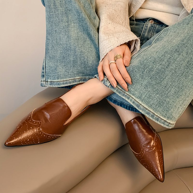 Polonia Dame Elegant Komfortabel Pumps - Sort