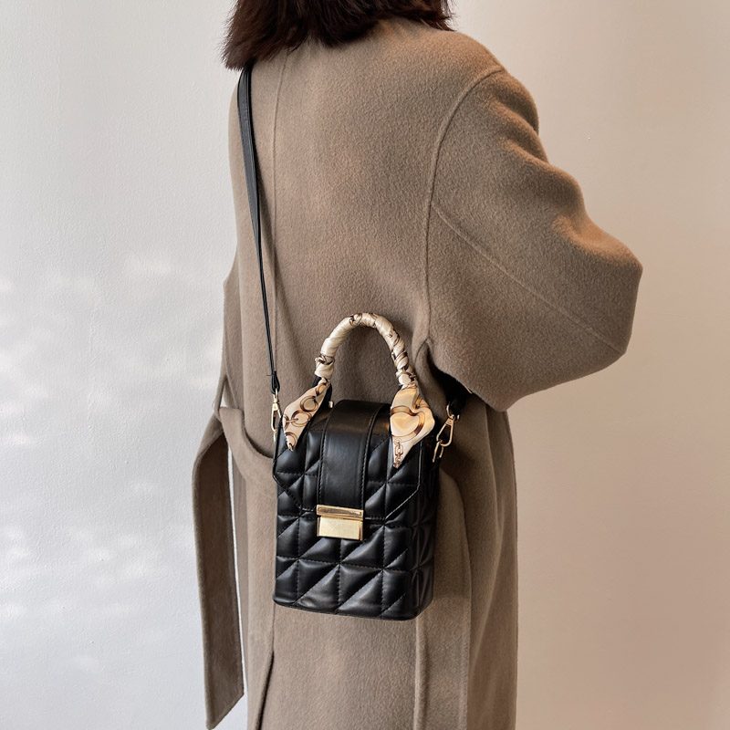 Poly Vinter Mini Crossbody-håndtaske Til Kvinder - Grøn