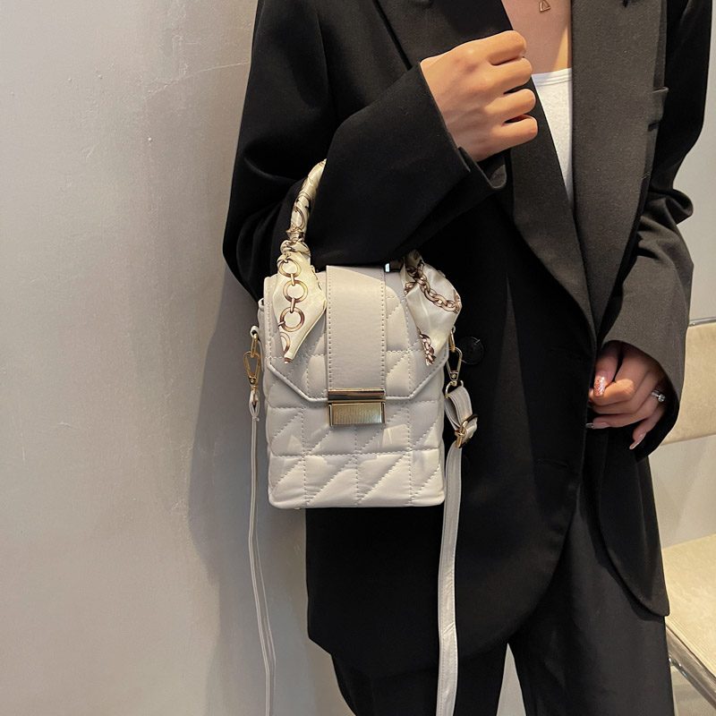 Poly Vinter Mini Crossbody-håndtaske Til Kvinder - Grøn