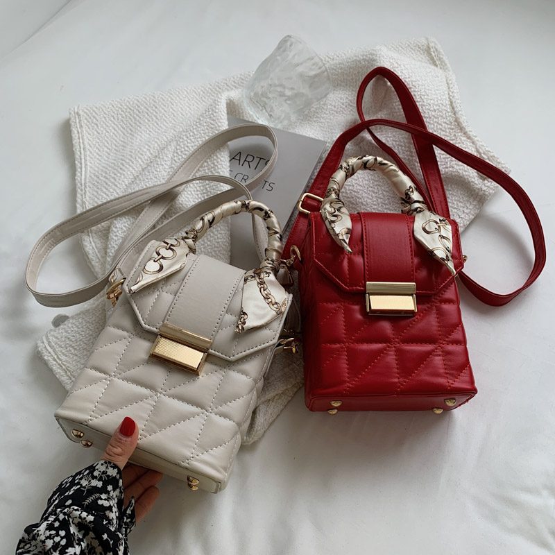 Poly Vinter Mini Crossbody-håndtaske Til Kvinder - Grøn