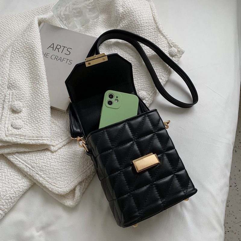 Poly Vinter Mini Crossbody-håndtaske Til Kvinder - Grøn