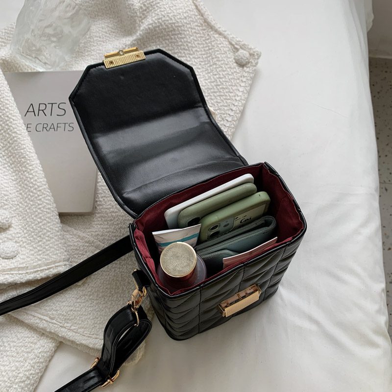 Poly Vinter Mini Crossbody-håndtaske Til Kvinder - Grøn