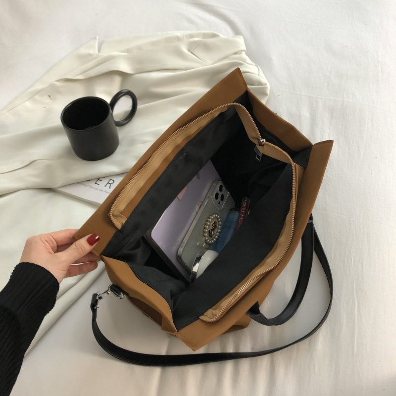 Ponche Stor Designerhåndtaske Til Kvinder - Sort