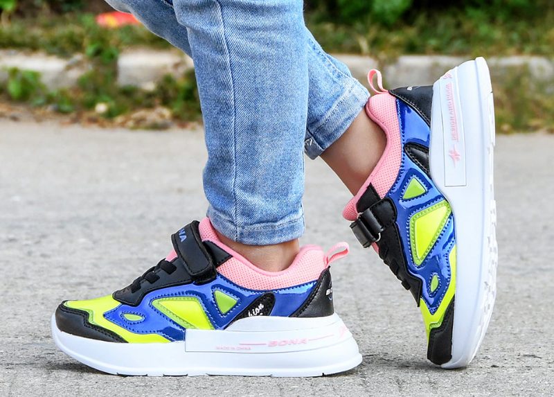 Pons Unisex Afslappede Sneakers Til Børn - Orange
