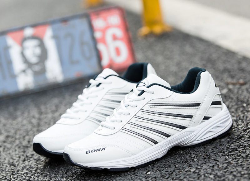Prat Mode Sneakers Til Mænd - Hvid