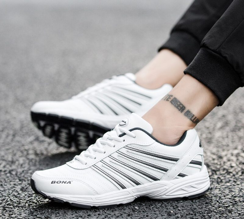 Prat Mode Sneakers Til Mænd - Hvid