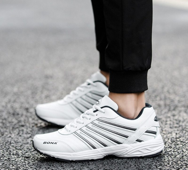 Prat Mode Sneakers Til Mænd - Hvid