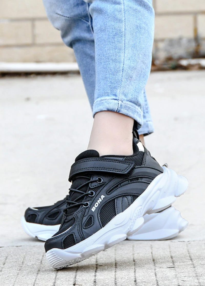 Prats Unisex Afslappede Sneakers Til Børn - Sort