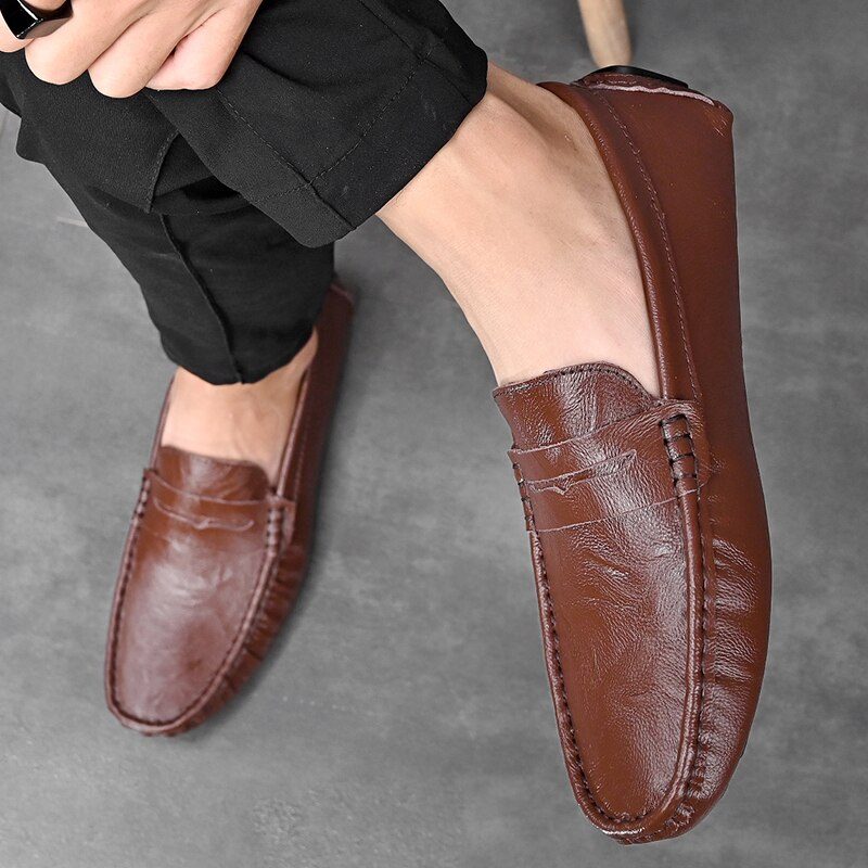 Prete Loafer Dress Sko Til Mænd - Sort