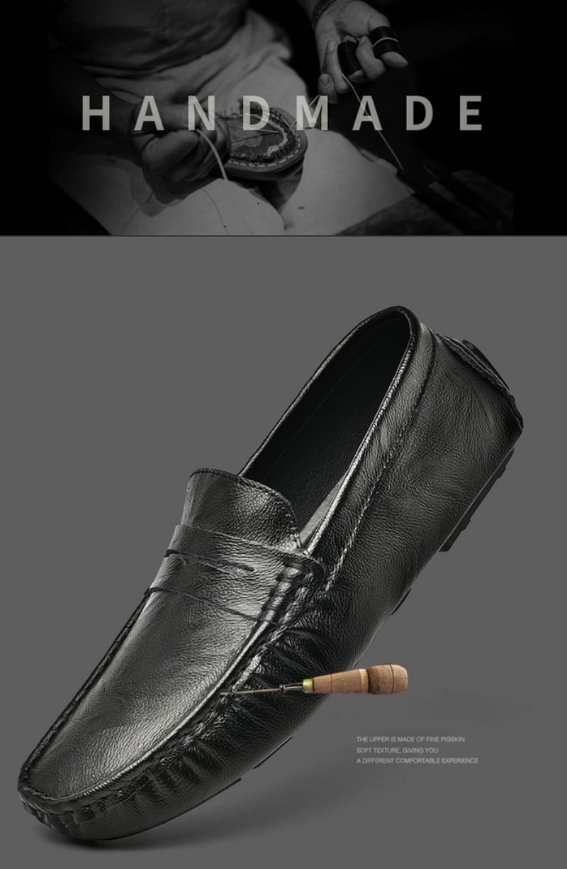 Prete Loafer Dress Sko Til Mænd - Sort