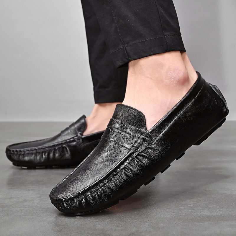 Prete Loafer Dress Sko Til Mænd - Sort