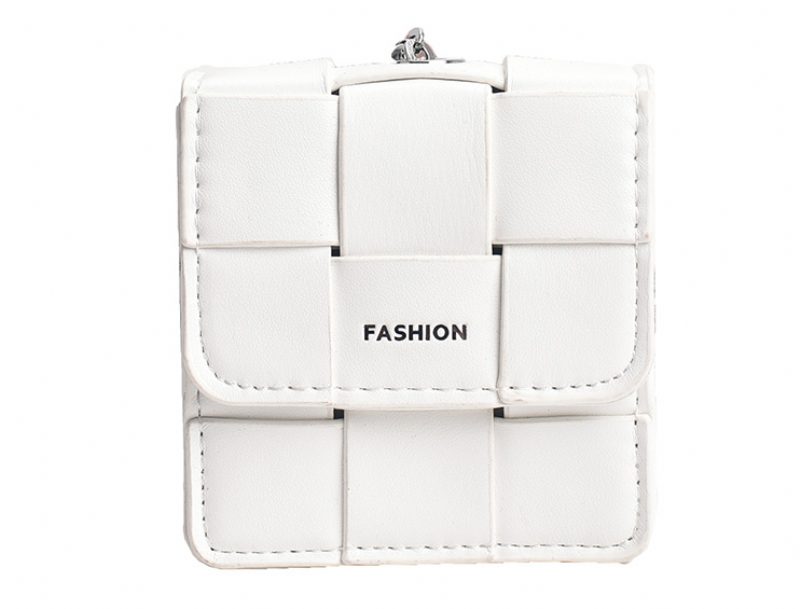 Puchi Crossbody-håndtaske I Imiteret Læder Til Kvinder - Hvid