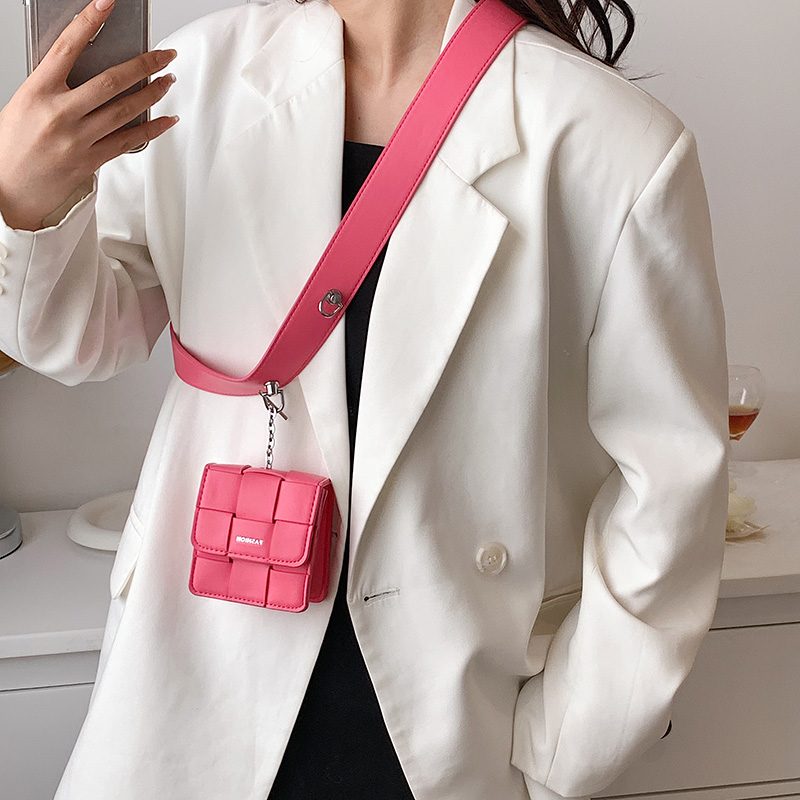 Puchi Crossbody-håndtaske I Imiteret Læder Til Kvinder - Hvid