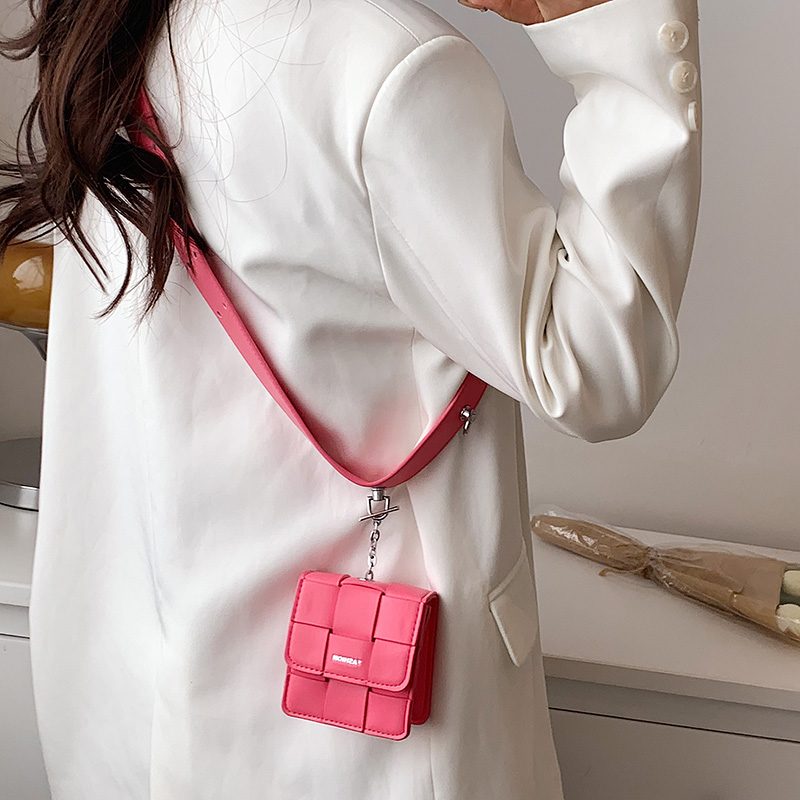 Puchi Crossbody-håndtaske I Imiteret Læder Til Kvinder - Hvid