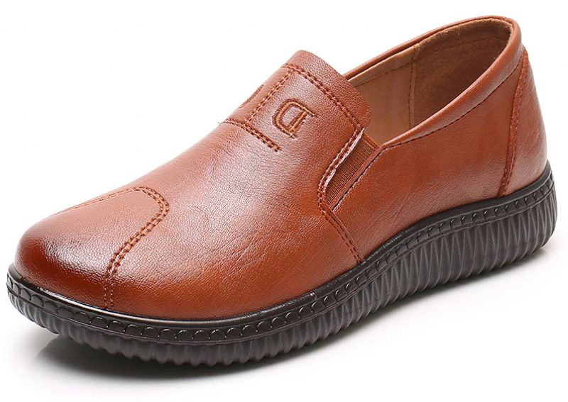Puchi Dame Loafer - Brun Plys