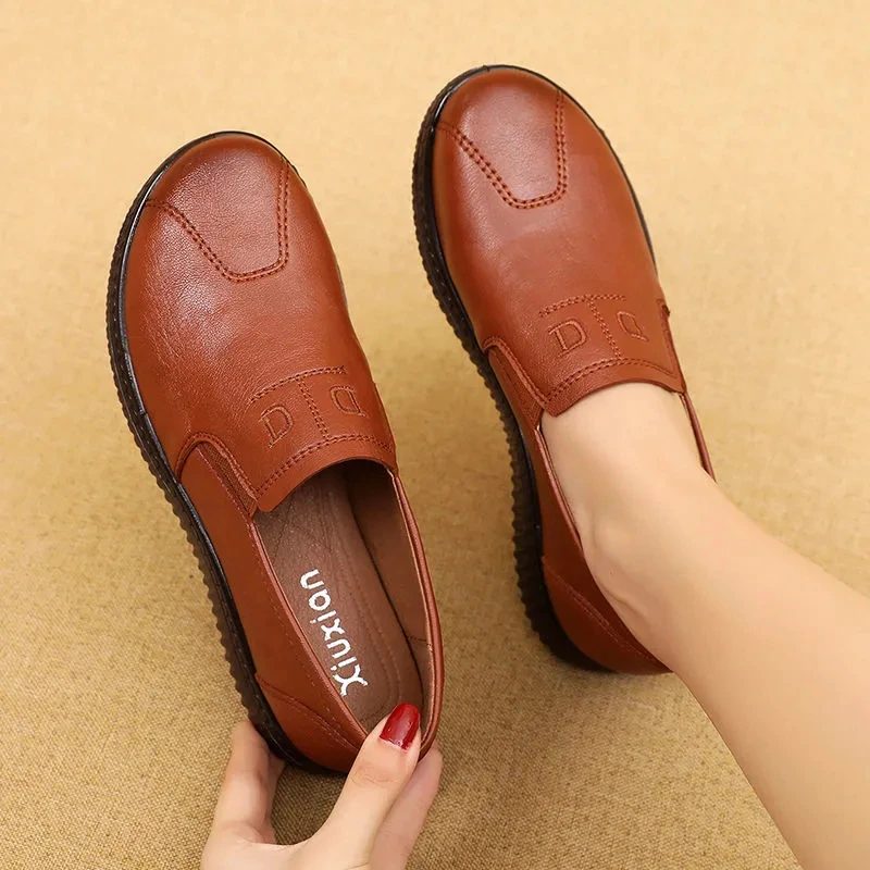 Puchi Dame Loafer - Brun Plys