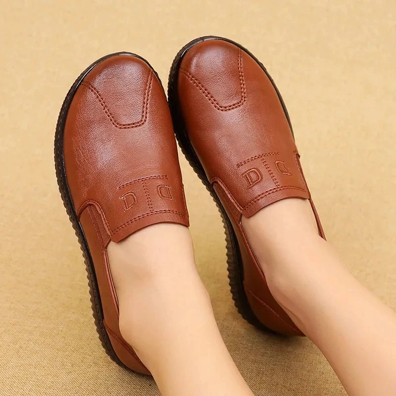 Puchi Dame Loafer - Brun Plys