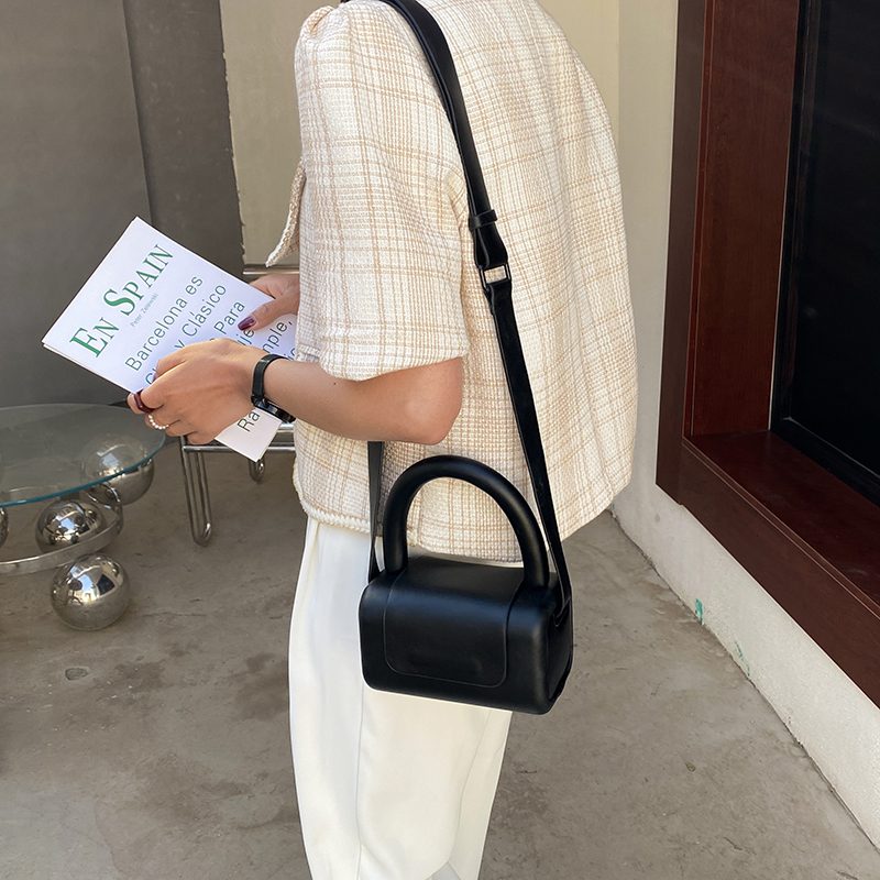 Puig Mini Læder Crossbody Håndtaske Til Kvinder - Blå