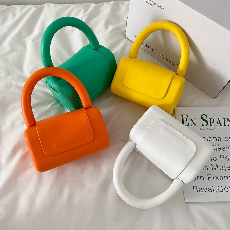 Puig Mini Læder Crossbody Håndtaske Til Kvinder - Blå