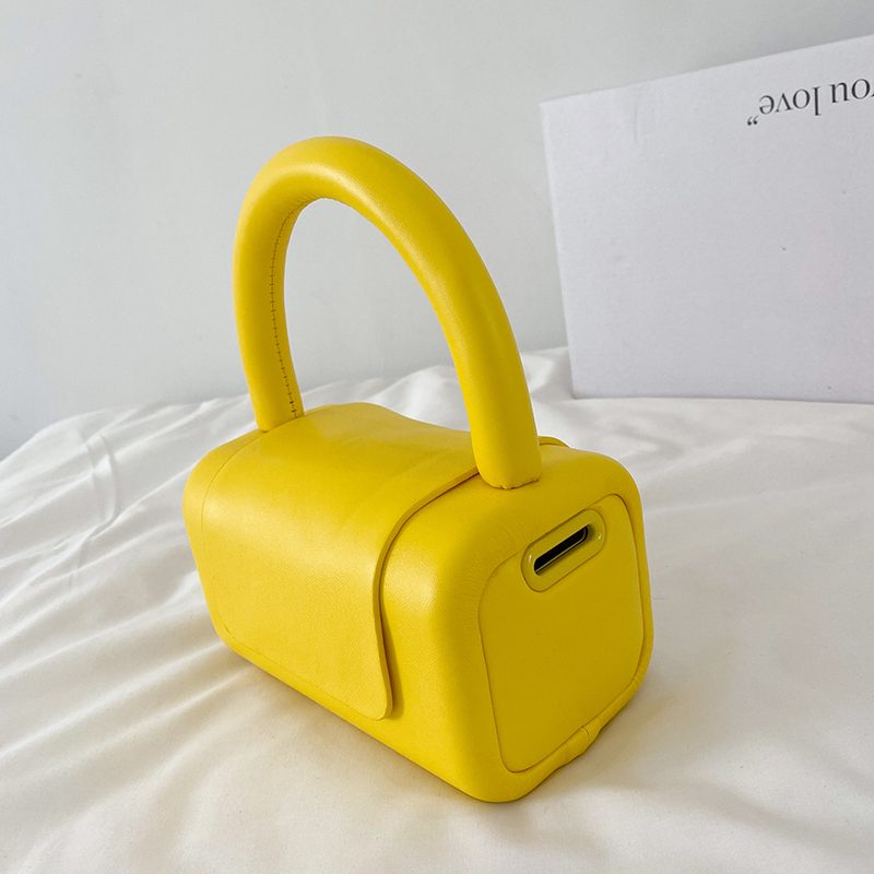 Puig Mini Læder Crossbody Håndtaske Til Kvinder - Blå