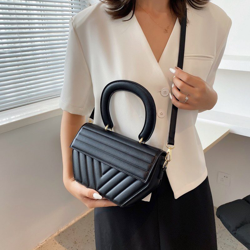 Pushi Small Crossbody-håndtaske Til Kvinder - Sort