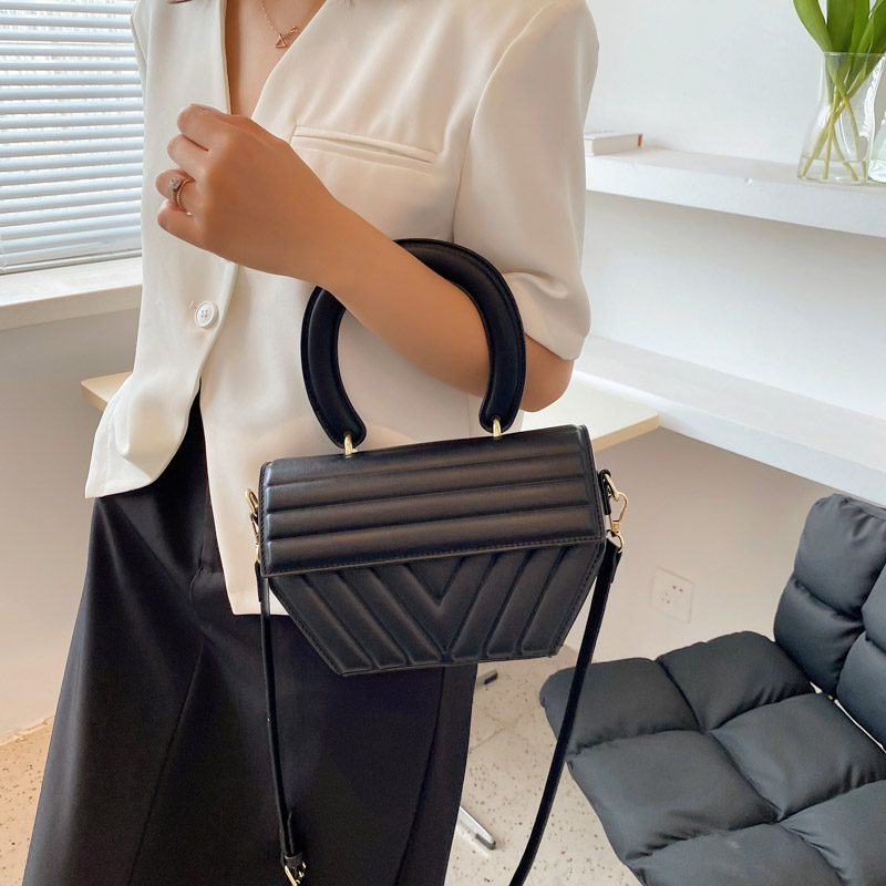 Pushi Small Crossbody-håndtaske Til Kvinder - Sort