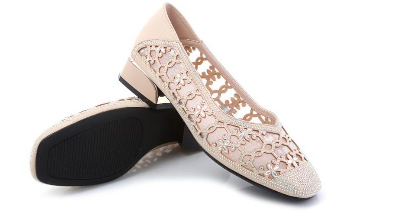 Putin Fashionable Summer Pumps-sko Til Kvinder - Grå