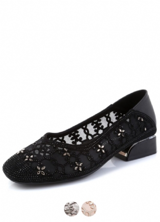 Putin Fashionable Summer Pumps Sorte Sko Til Kvinder