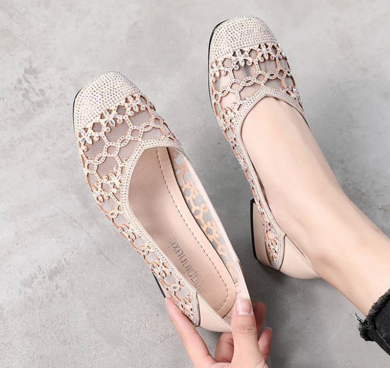 Putin Fashionable Summer Pumps Sorte Sko Til Kvinder - Sort