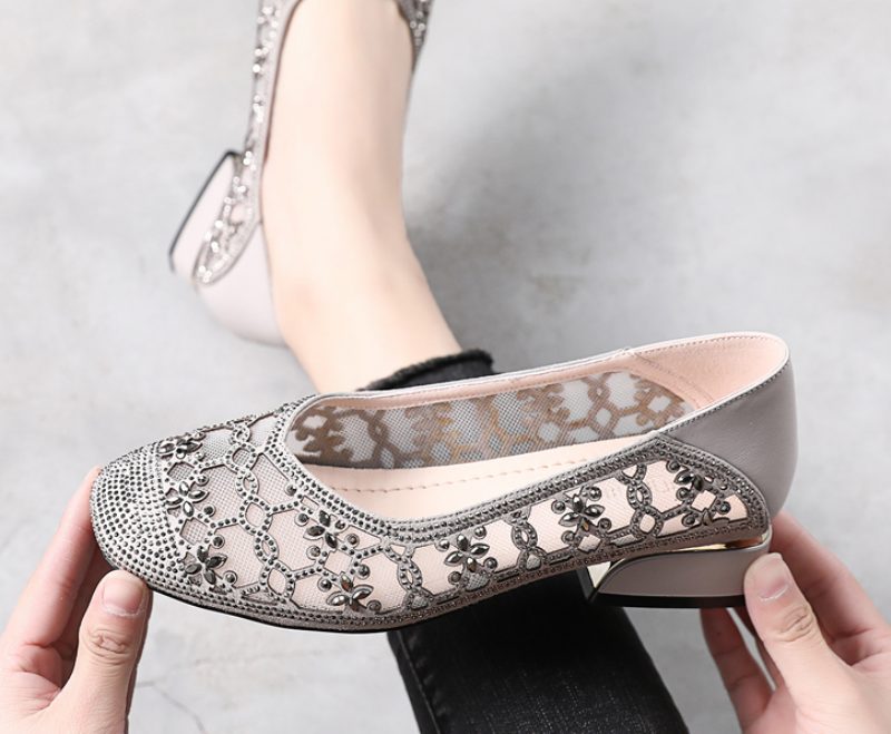 Putin Fashionable Summer Pumps Sorte Sko Til Kvinder - Sort