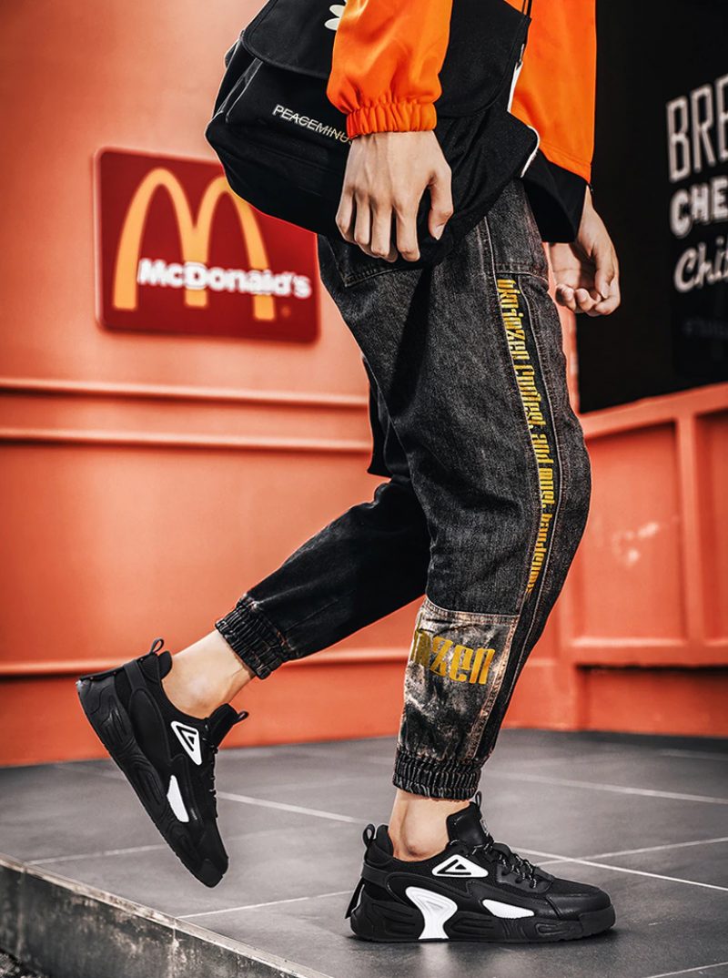 Rachid Casual Sneakers Til Mænd - Sort