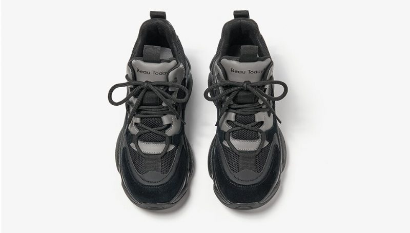 Raguel Mesh-platformsneaker Til Kvinder - Sort