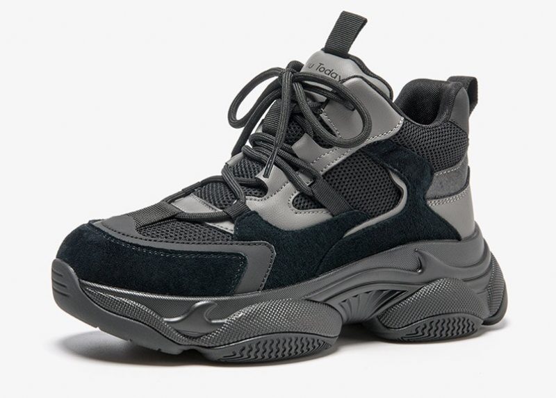 Raguel Mesh-platformsneaker Til Kvinder - Sort