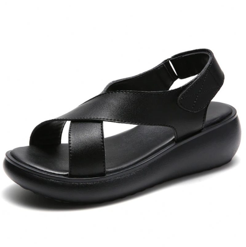 Raibel Sandal Platform Kiler Til Kvinder - Hvid