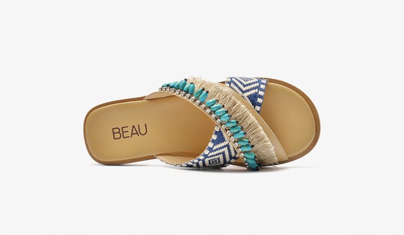 Ranchi Sandal Til Kvinder - Blå