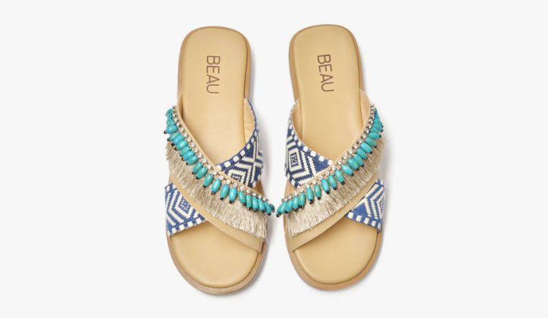 Ranchi Sandal Til Kvinder - Blå