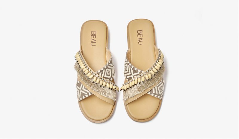 Ranchi Sandal Til Kvinder - Blå
